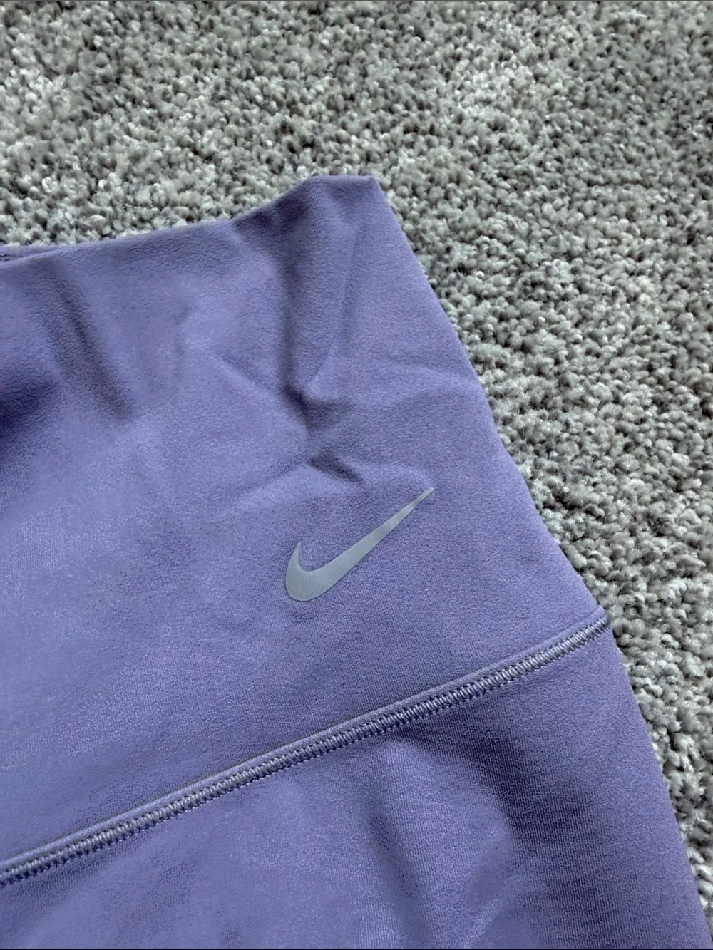 Nike Lavender High-Rise Bike Shorts